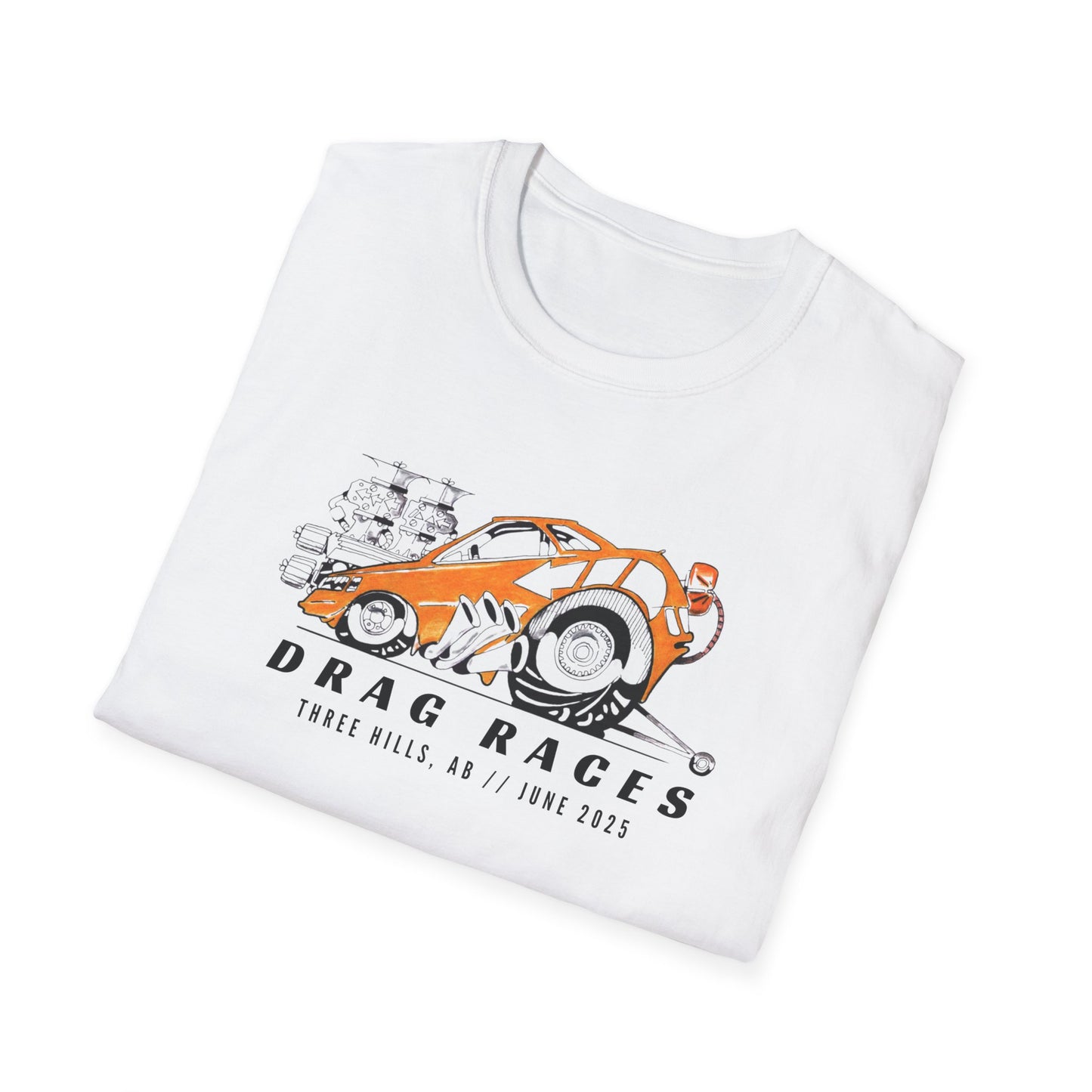 Three Hills 2025 Drag Races - Unisex t-shirt